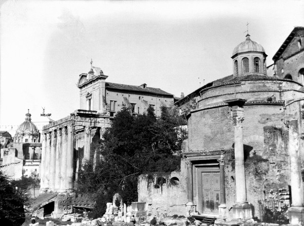 Church of St. Cosmas and Damian, Forum Romanum, Rome, Italy.