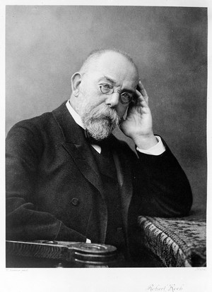 view Portrait of Robert Herman Koch [1843 - 1910], bacteriologist