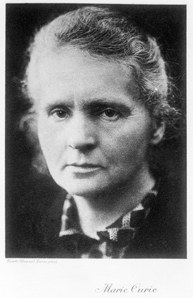 Portrait of Marie Curie [1867 - 1934], Polish chemist, wife of Pierre Curie