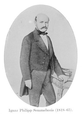 Portrait of Ignaz Philipp Semmelweis [1818 - 1865], Hungarian-Austrian physician