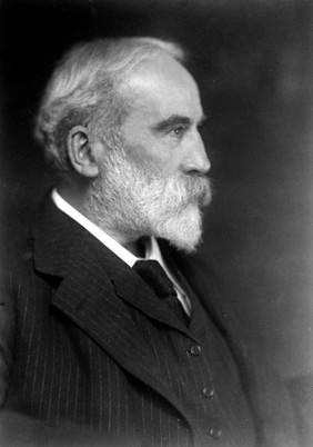 Portrait of Sir John MacAlister [1856 - 1925], Secretary and librarian of the Royal Society of Medicine, London.