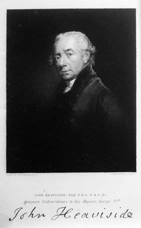 Portrait of John Heaviside, surgeon to his Majesty George III