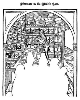 Pictorial history of ancient pharmacy : with sketches of early medical practice / translated from the German, and revised, with numerous additions, by William Netter.