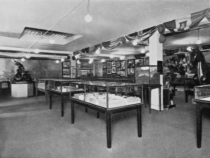 The War section in the Wellcome Historical Medical Museum.