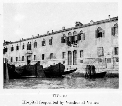 Hospital in Venice, frequented by Vesalius.