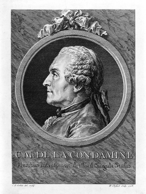 Profile portrait of C. M. De La Condamine