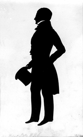 Robert Liston. Printed silhouette.