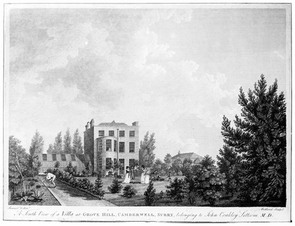 M0002421: Dr. John Coakley Lettsom's Villa, Camberwell Grove, Surrey.