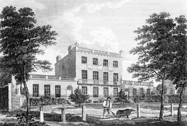 M0002421: Dr. John Coakley Lettsom's Villa, Camberwell Grove, Surrey.