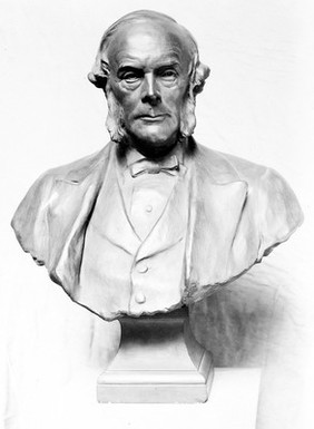 Portrait bust of Lord Joseph Lister.