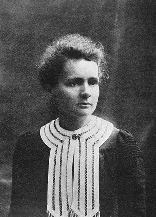 Portrait of Marie Curie [1867 - 1934], Polish chemist, wife of Pierre Curie