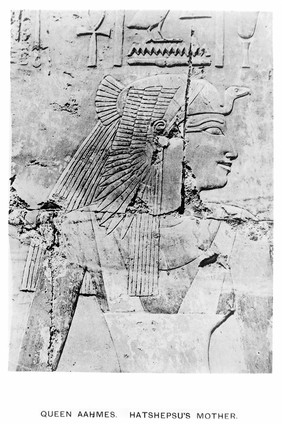 Temple of Deir-El-Bahari, Queen Aahmes, Hatshepsu's mother