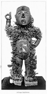 A nail effigy, Congo, West Africa.