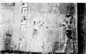 view Wall carving at Temple of Deir-El-Bahari