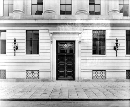 Wellcome Research Institute; exterior showing front door