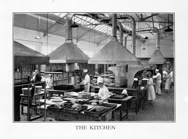 Plan of a canteen for the staff, Bournville