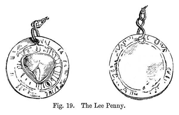 The Lee Penny, used for healing.