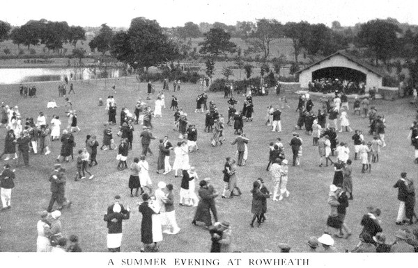 A summer evening at Rowheath. Sports for women.