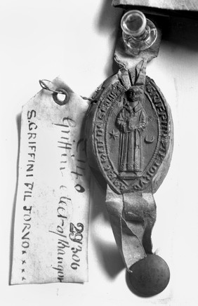 Seal. Griffin elect, Bangor Welsh Medicine, Canterbury (S. Griffin Fil Orvu.) ?