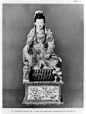 Kuan Yin, porcelain figure K'ang Hsi.