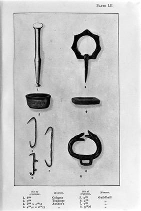 Various Greek and Roman Surgical Instruments