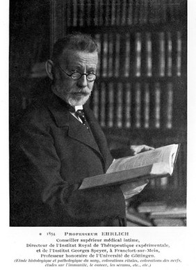 Portrait of Paul Ehrlich (1854-1915)