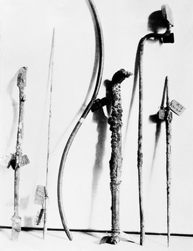 Roman surgical instruments- Sounds, Probes, Cauteries.