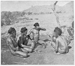 view M0005686: Intichiuma ceremony of the Unjiamba and Intichiuma ceremony of the Quatcha, Central Australia