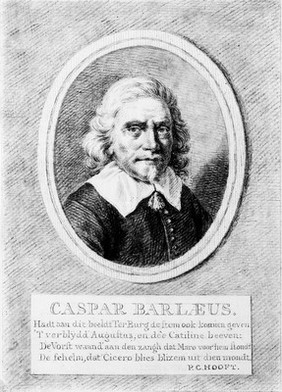 M0006925: Portrait of Caspar Barlaeus (1584-1648)