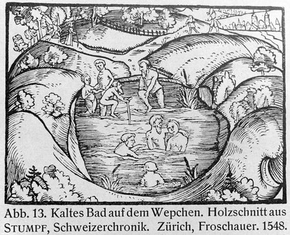 A healing bath, circa 1545.