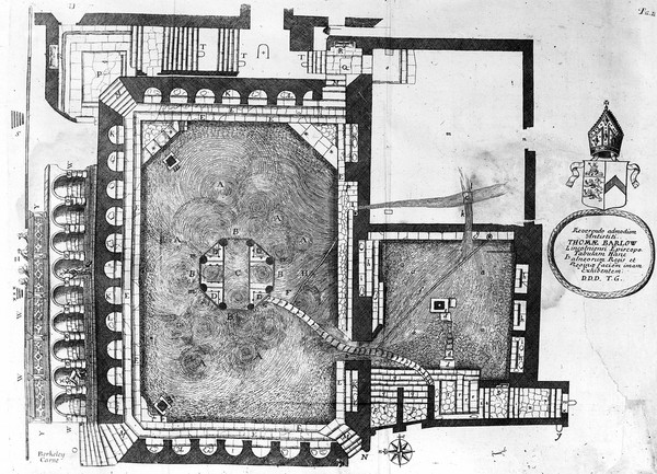 M0007339: Plan of the Kings Bath at Bath, 1691