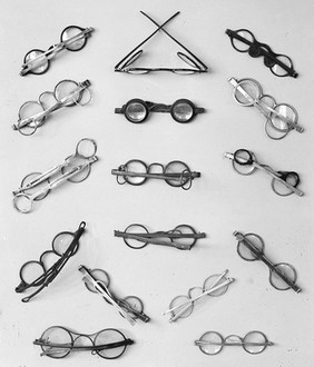 Spectacles and cases, 18th century