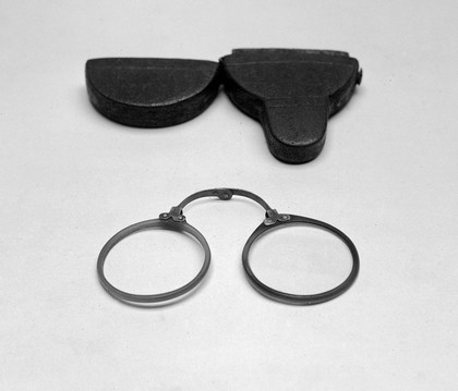 Folding glasses and cases, 18th century