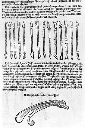 M0007541: Illustration of dental instruments