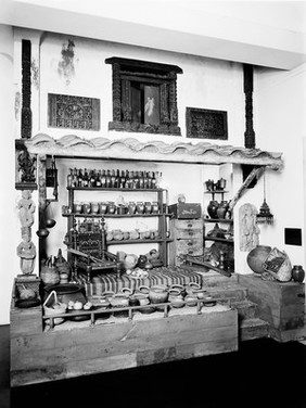 Indian Drug Shop, reconstructed in W.H.M.M.