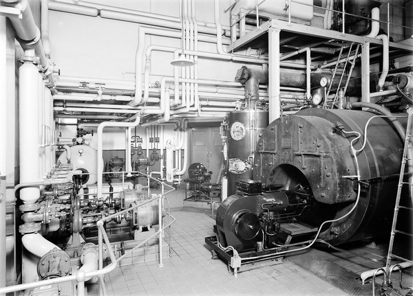WRI Boiler room interior, 13 February 1941