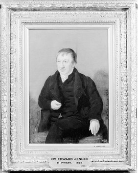 Edward Jenner (?). Oil painting by Henry Wyatt.