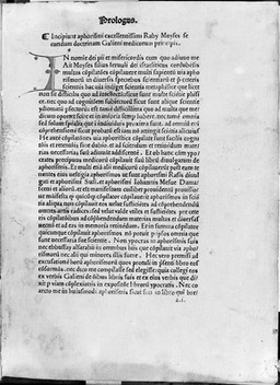Aphorismi secundum doctrinam Galeni.