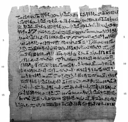 Section of "Hearst" Medical Papyrus