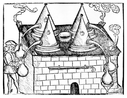 Distilling oven, Liber de art distillandi de compositis, 1500