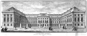 view Exterior of the Josephinian Military Academy of Surgery.Vienna