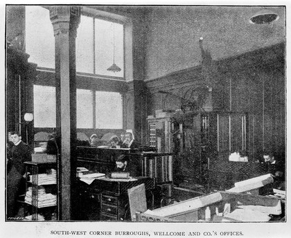 Burroughs Wellcome & co offices in 1898