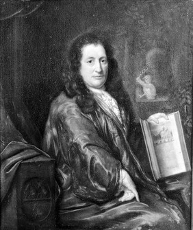 M0008794: Portrait of Casparus Commelijn (1668-1731)