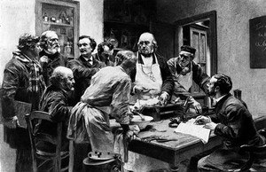 view Group including Paul Bert (1833-1886)