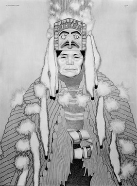 Portrait of American Indians by W. Langdon Kihn.