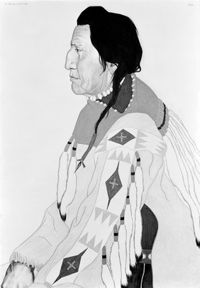 Portrait of American Indians by W. Langdon Kihn.