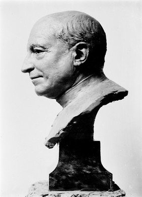 Portrait of Abre H. Breul, profile of bust