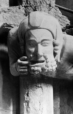 Carved stone boss, Lincoln Cathedral