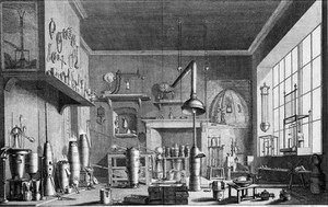 view Interior of an Alchemical Laboratory.