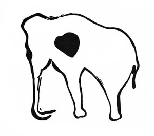 view Magdalenian representation of a mammoth, Upper Palaeolithic